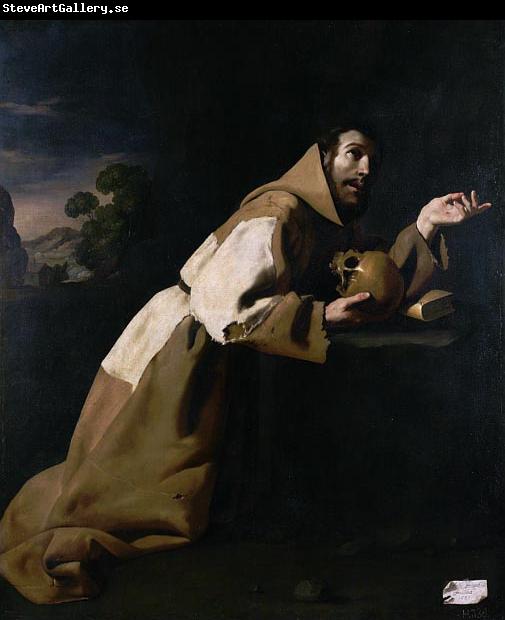 Francisco de Zurbaran Saint Francis in Meditation